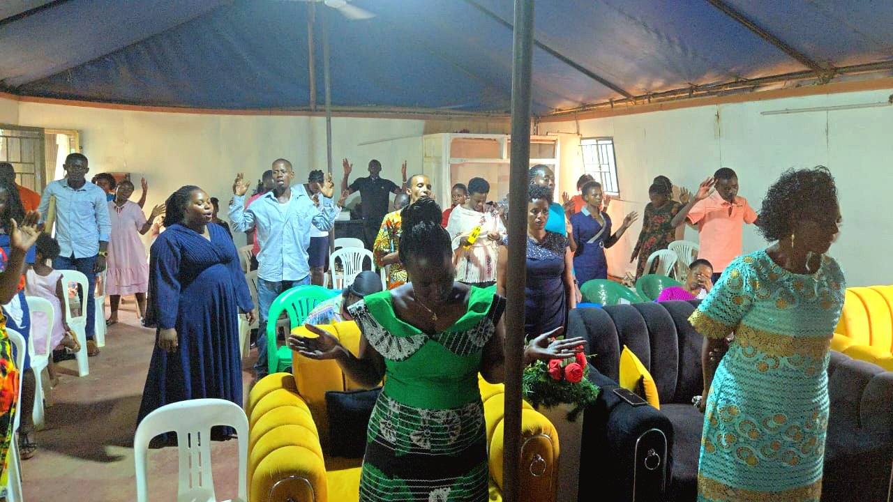 Worship at Father's House Christian Church in Ssenge